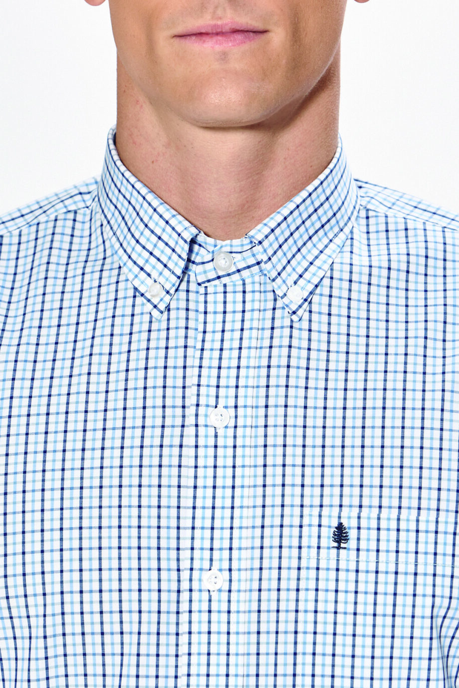 Camisa regular fit a cuadros