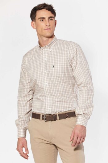 Camisa regular fit a cuadros