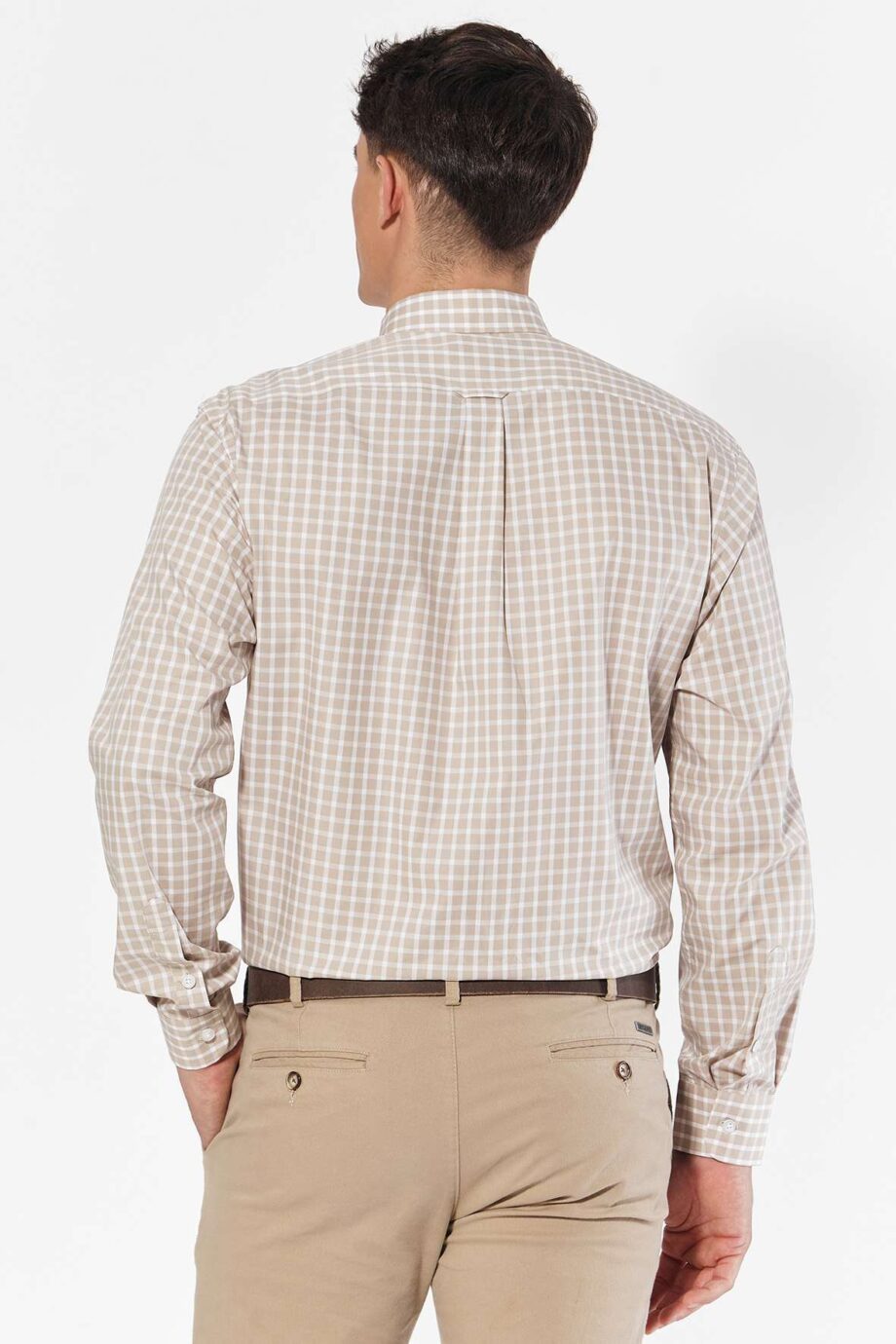 Camisa regular fit a cuadros