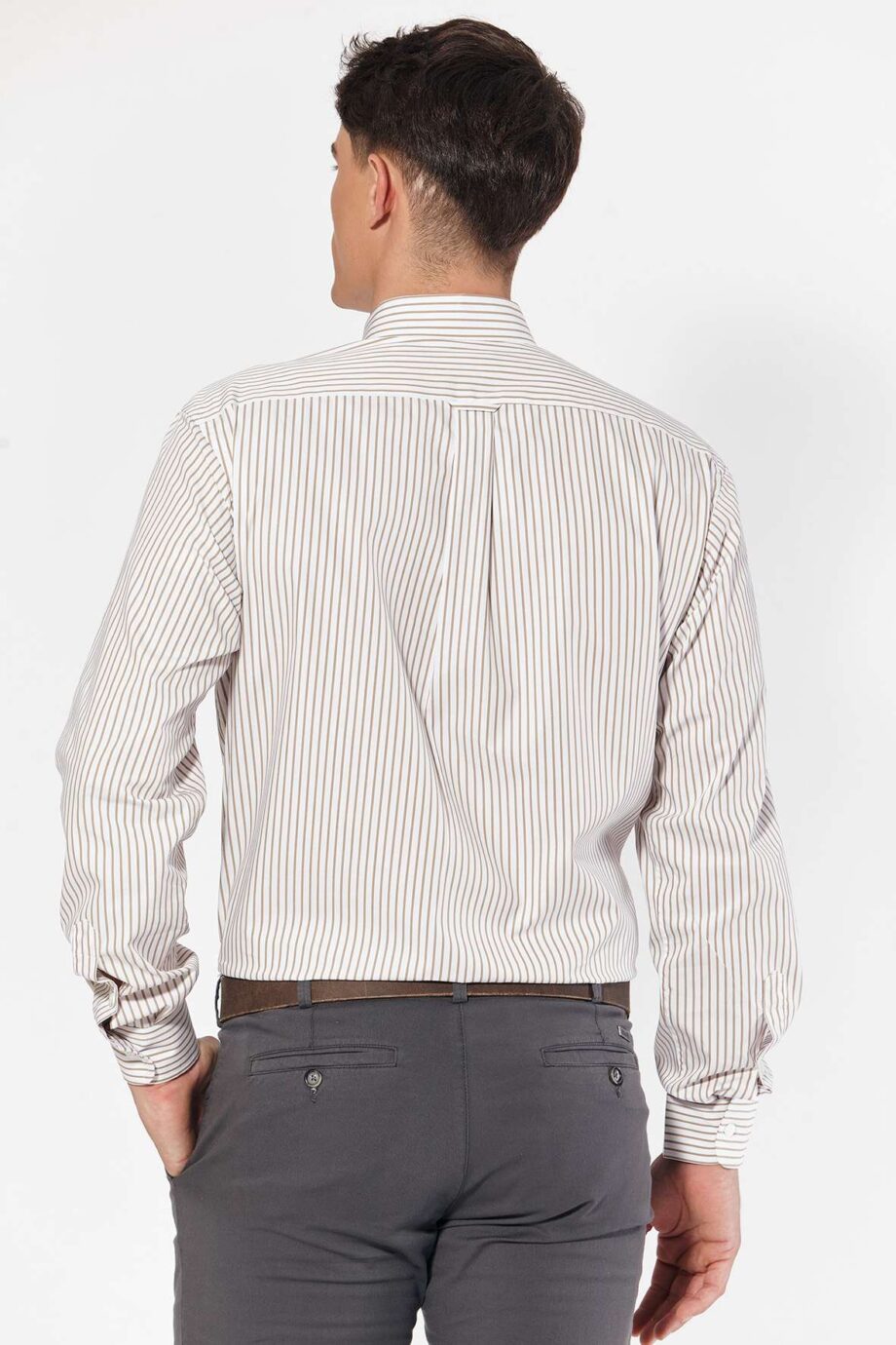 Camisa regular fit a rayas