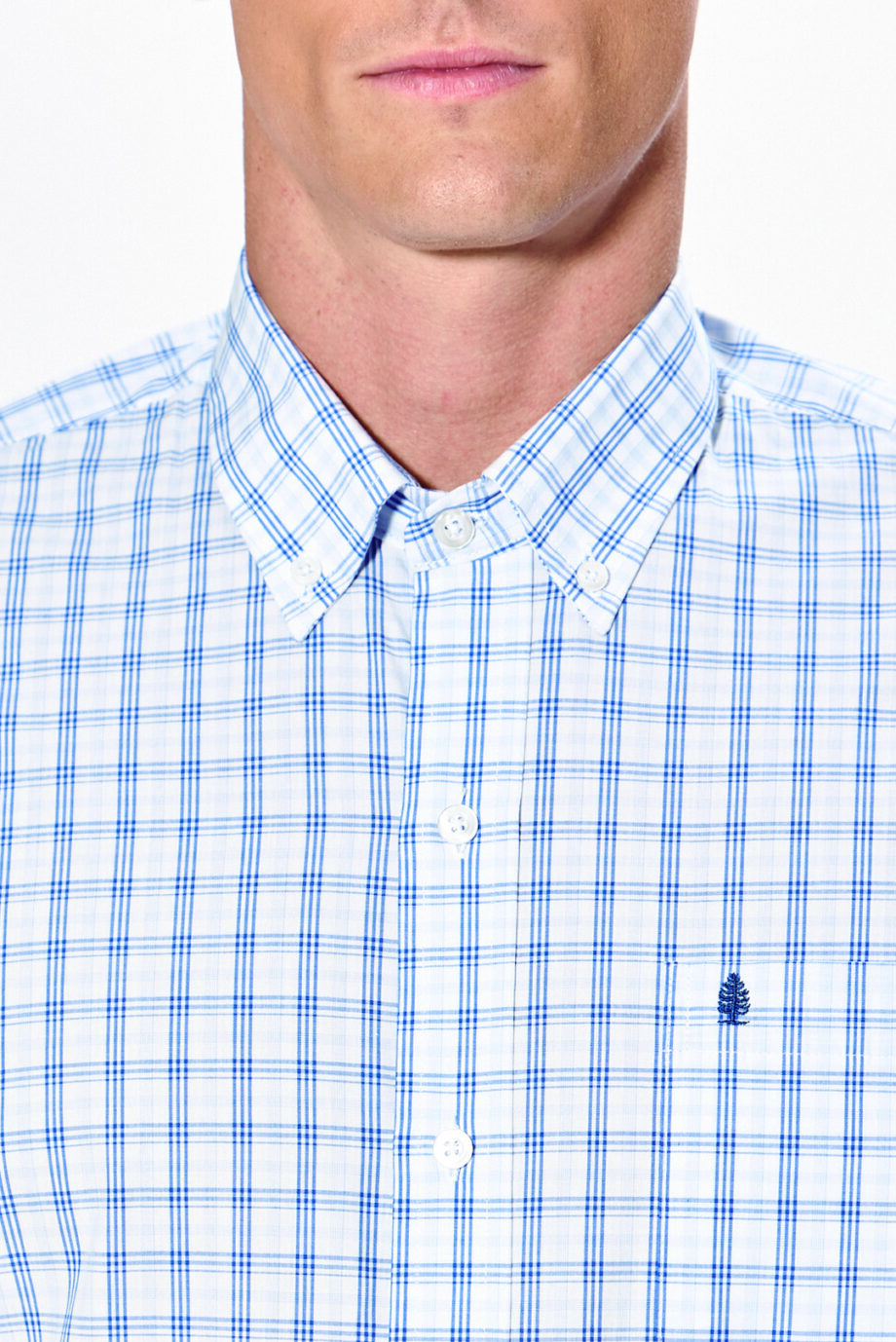 Camisa regular fit a cuadros