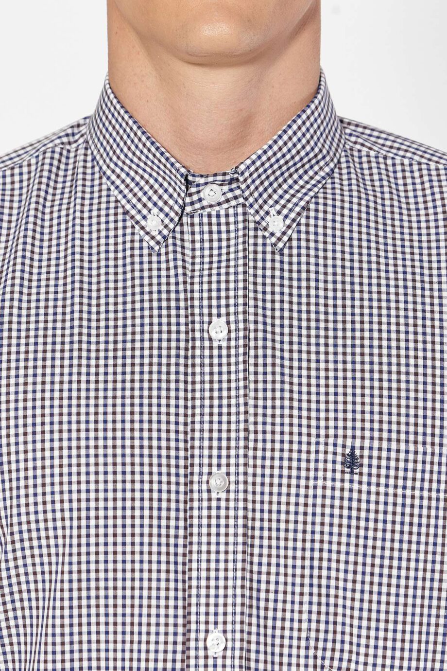 Camisa regular fit a cuadros