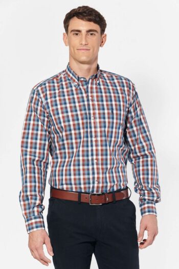 Camisa regular fit a cuadros