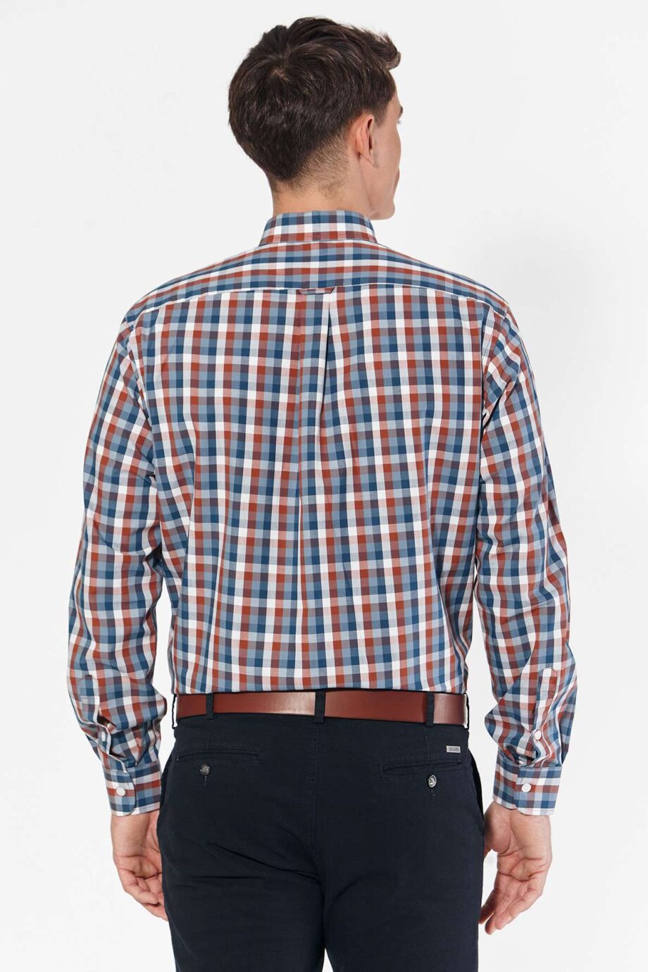 Camisa regular fit a cuadros