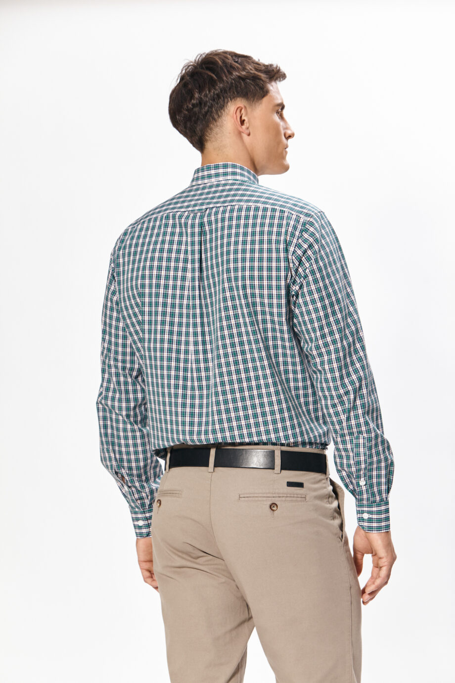 Camisa regular fit a cuadros