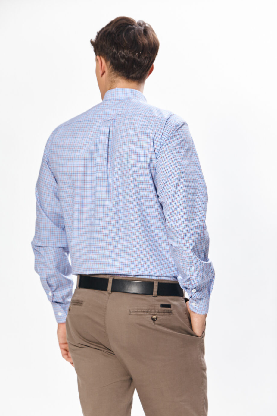Camisa regular fit a cuadros