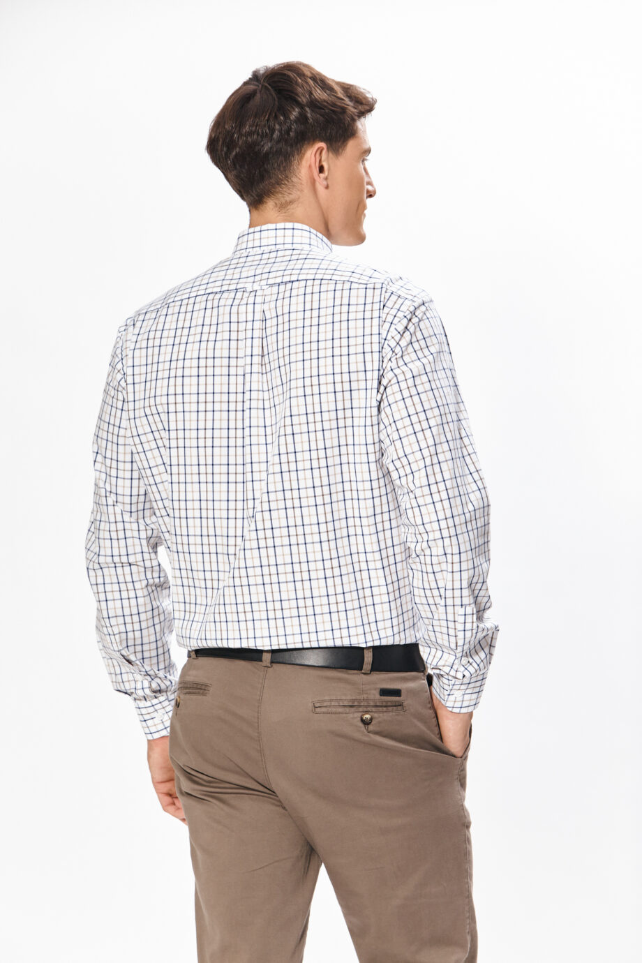 Camisa regular fit a cuadros