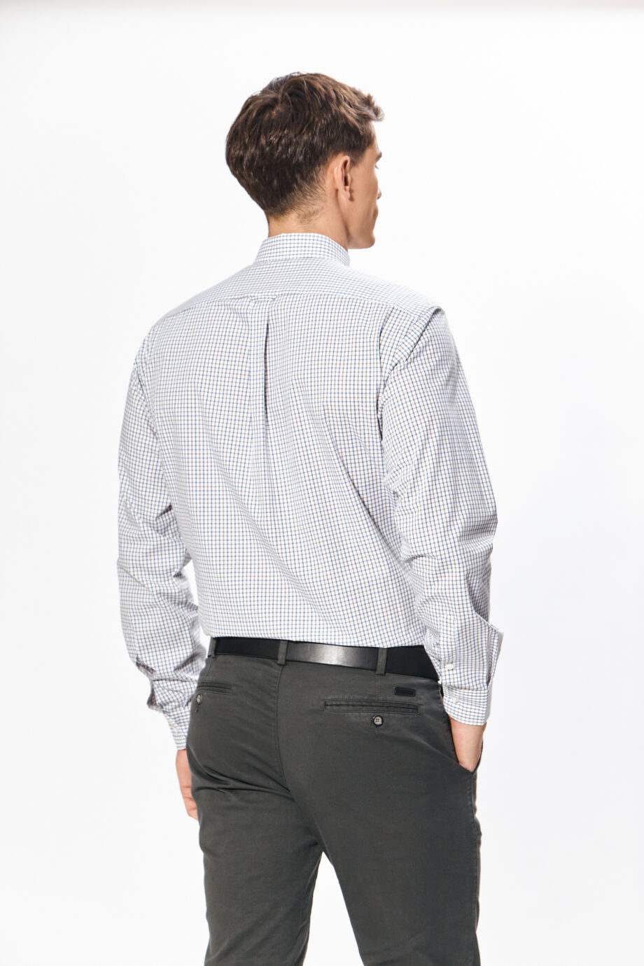 Camisa regular fit a cuadros