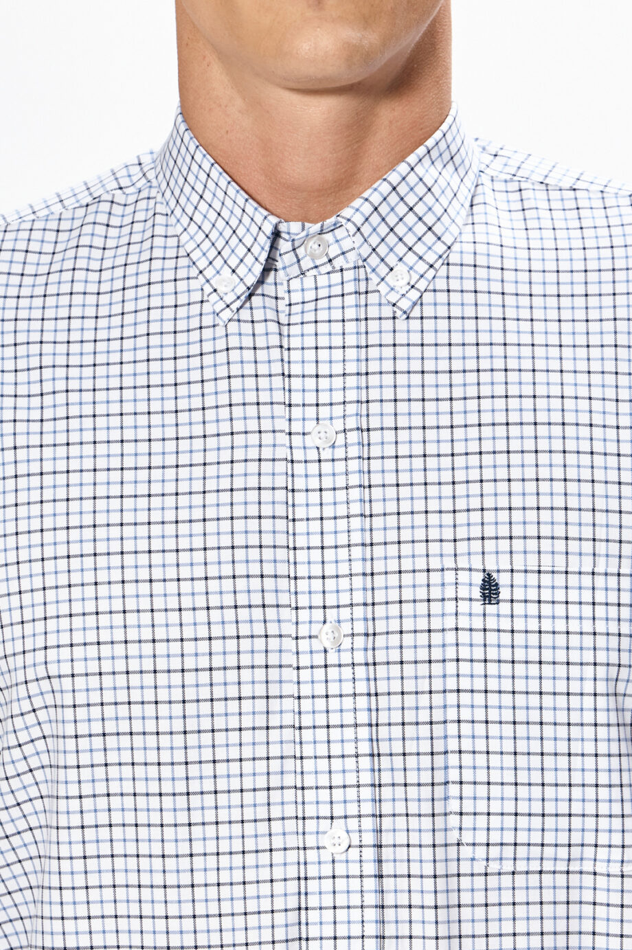 Camisa regular fit a cuadros