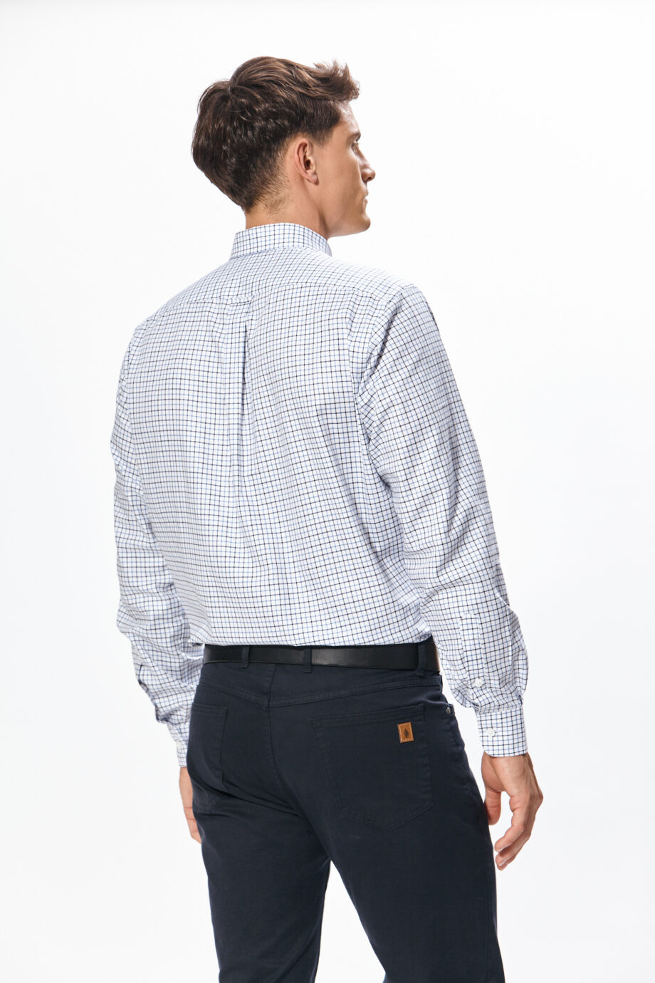 Camisa regular fit a cuadros