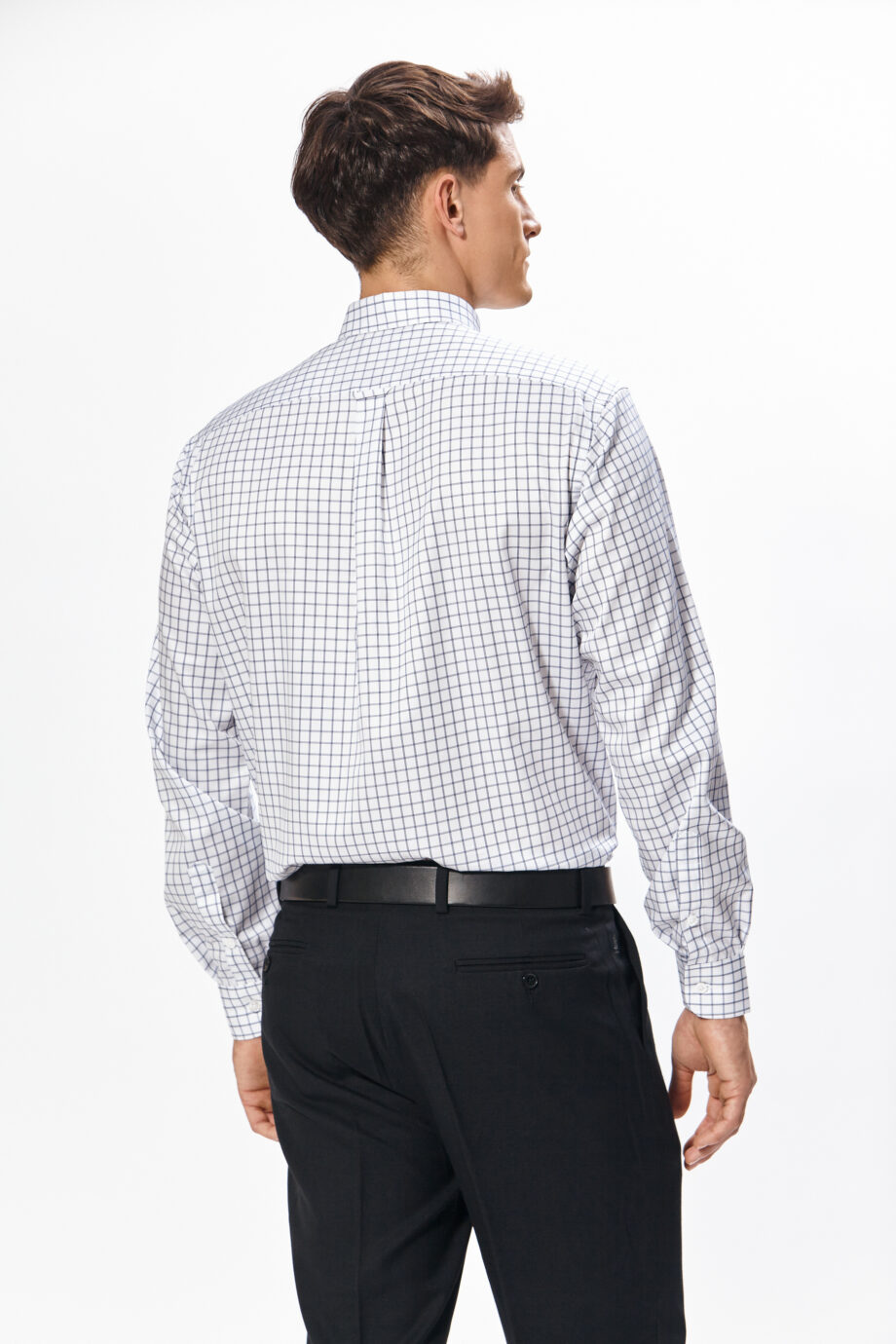 Camisa regular fit a cuadros