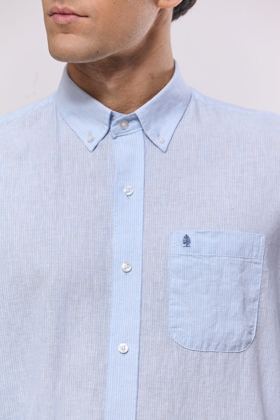 Camisa regular fit a rayas