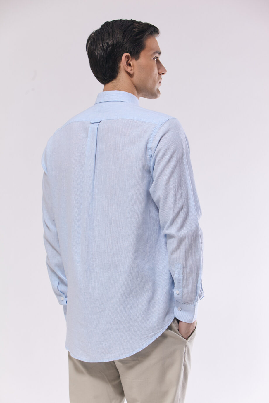 Camisa regular fit a rayas