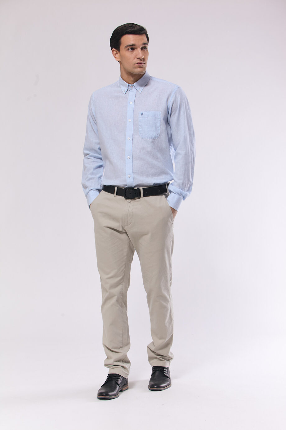 Camisa regular fit a rayas