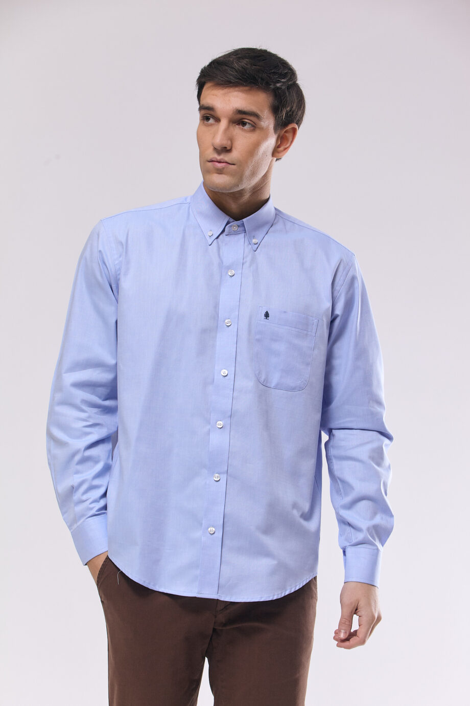 Camisa regular fit a cuadros