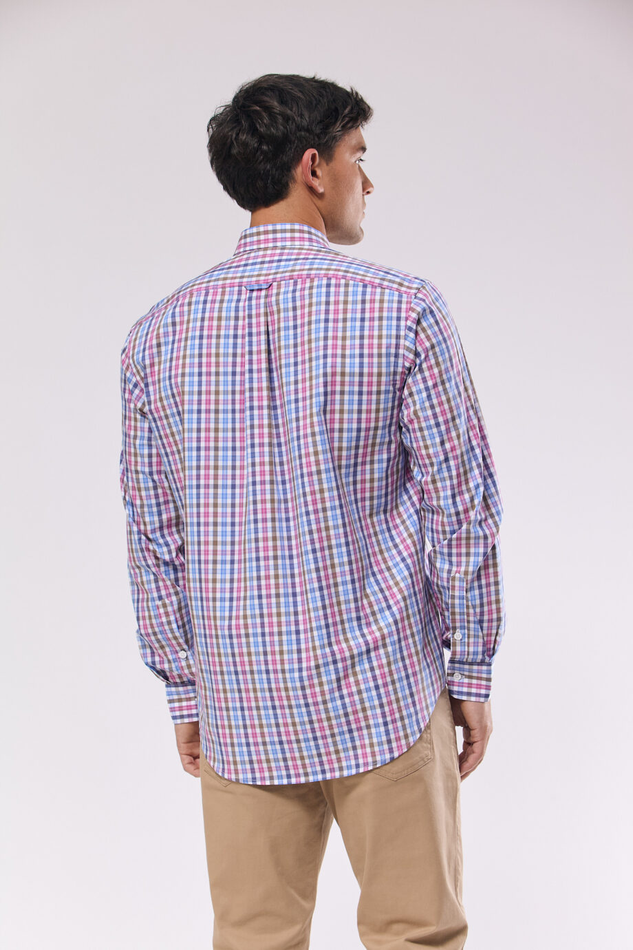 Camisa lisa regular fit