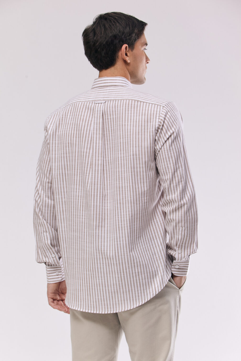 Camisa lisa regular fit
