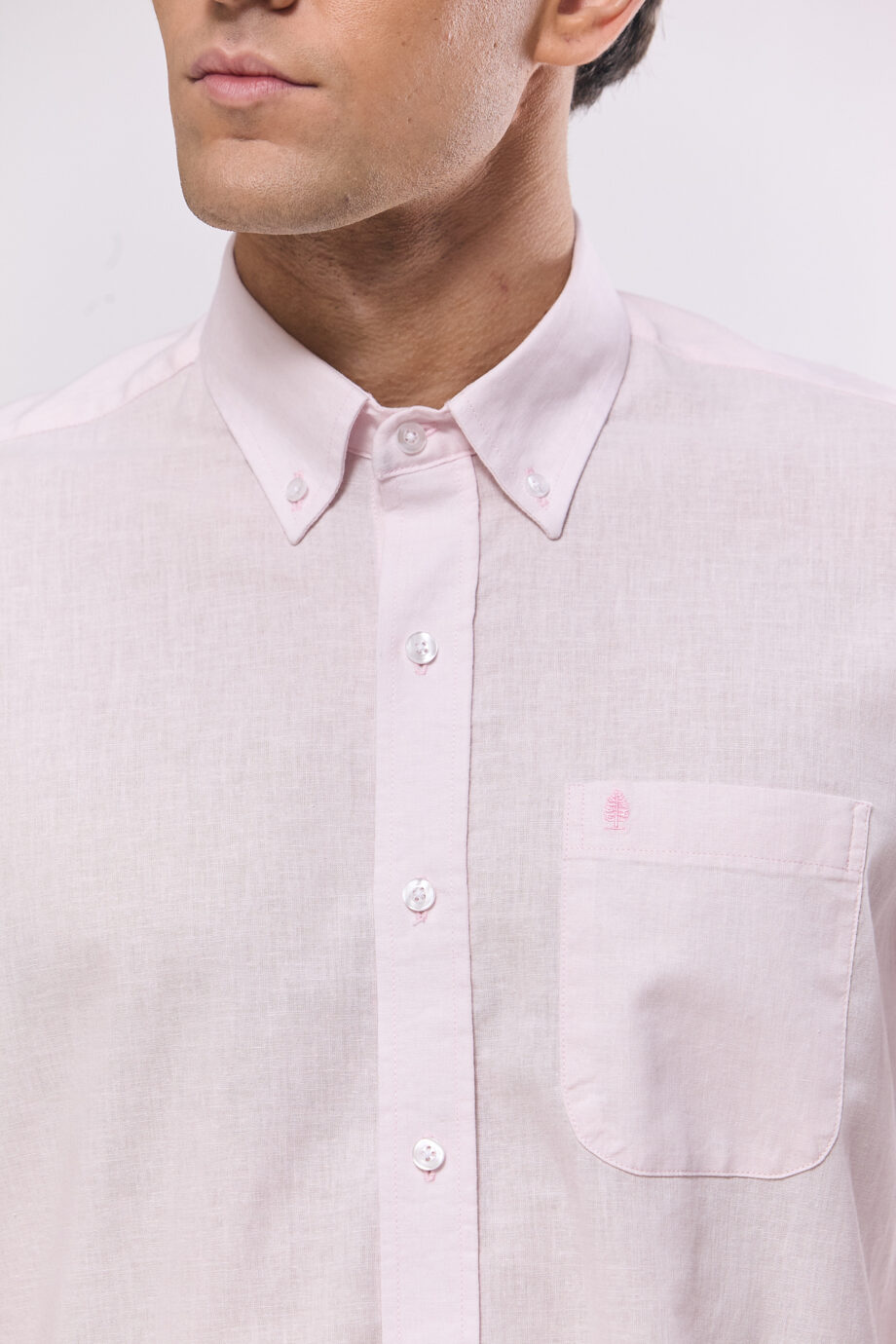 Camisa lisa regular fit