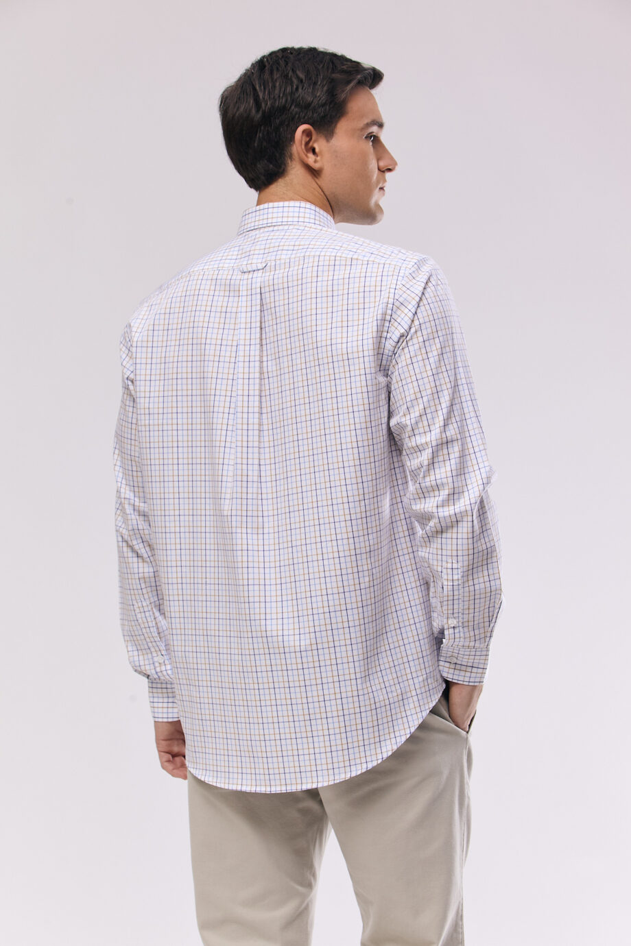 Camisa regular fit a cuadros