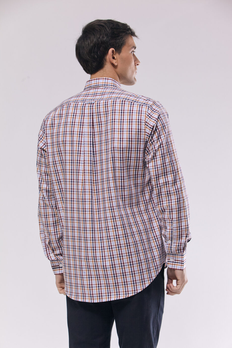Camisa regular fit a cuadros