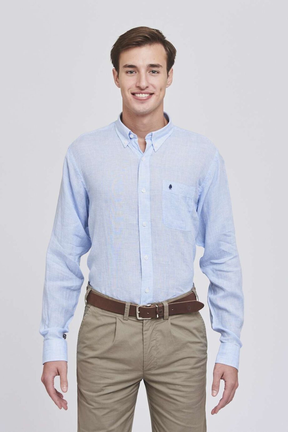 Camisa regular fit a cuadros