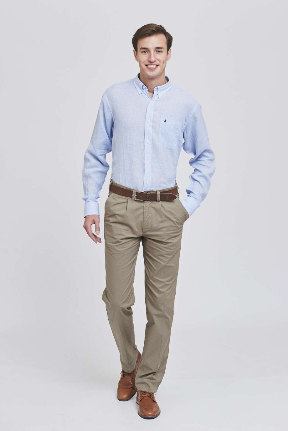 Camisa regular fit a cuadros
