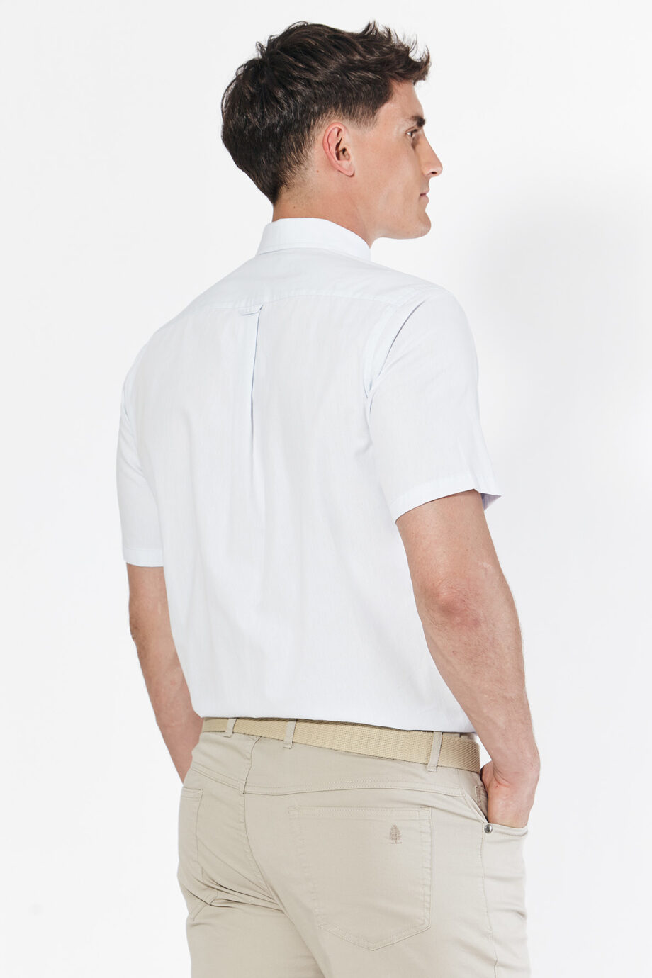 Camisa regular fit de mico oxford