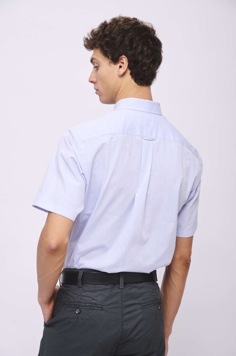 Camisa regular fit de mico oxford