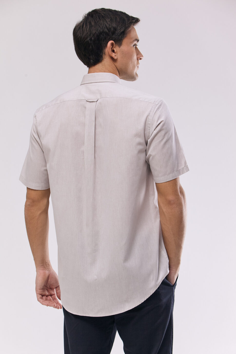 Camisa regular fit de mico oxford