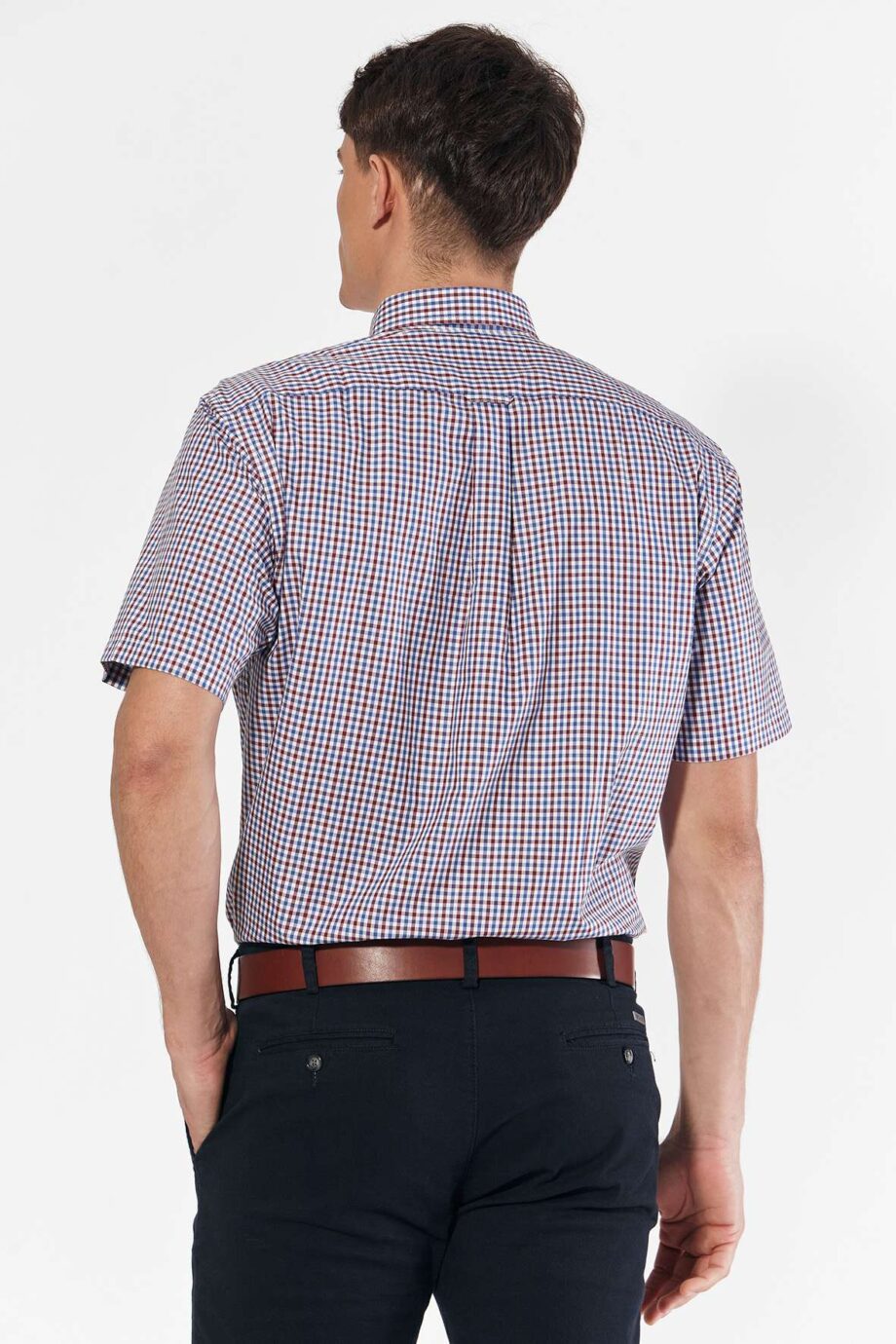Camisa regular fit a cuadros