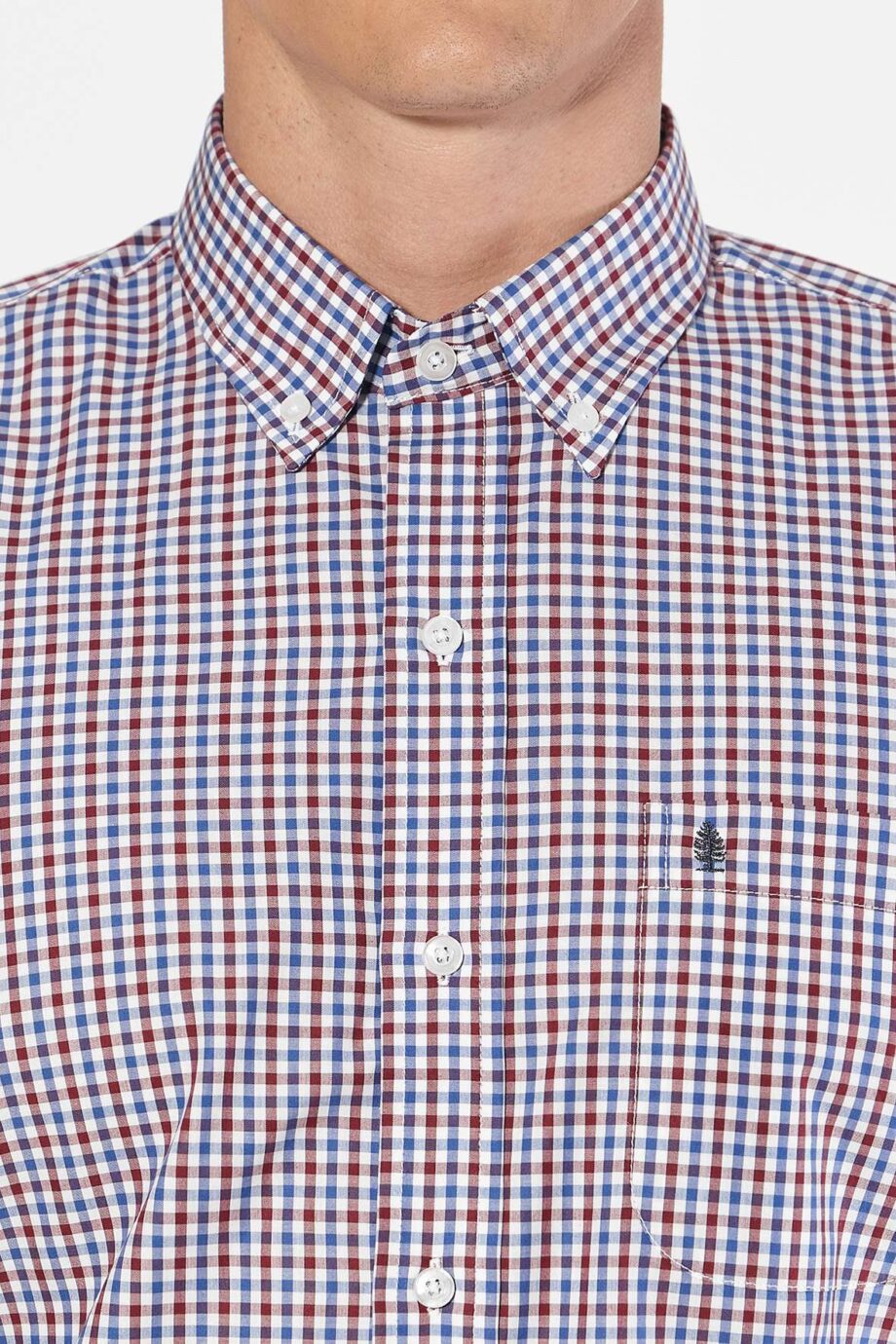 Camisa regular fit a cuadros