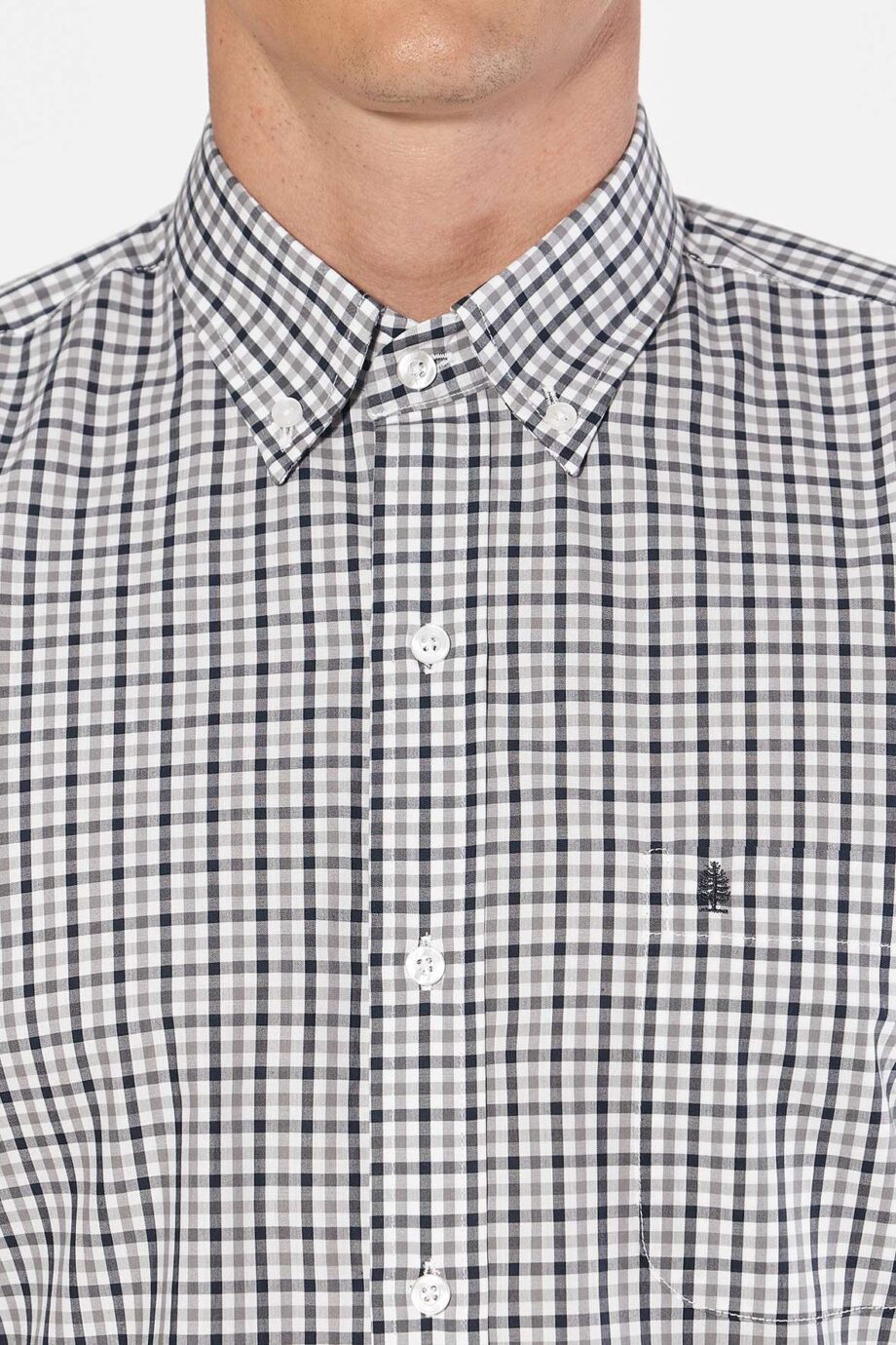 Camisa regular fit a cuadros