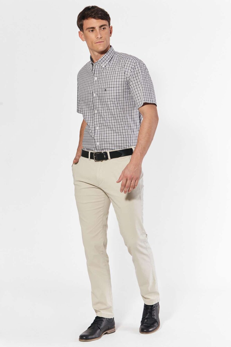 Camisa regular fit a cuadros