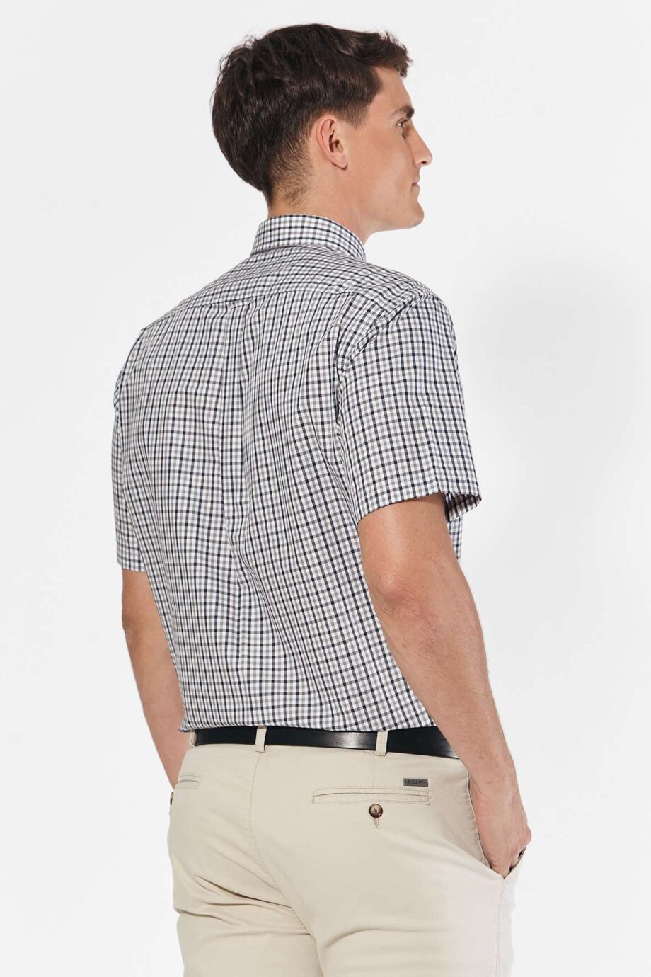 Camisa regular fit a cuadros