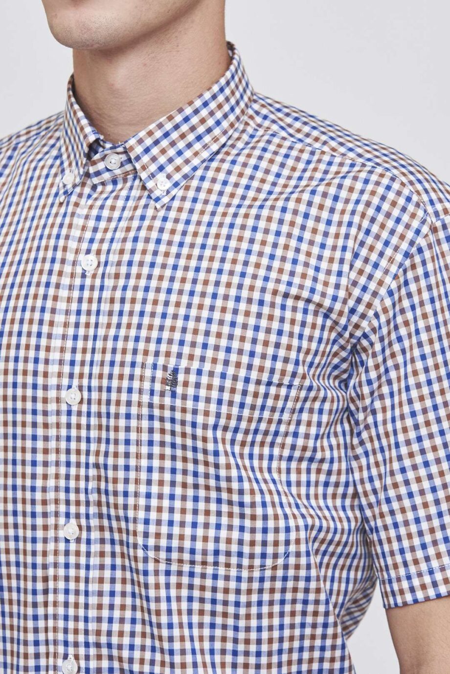 Camisa regular fit a cuadros