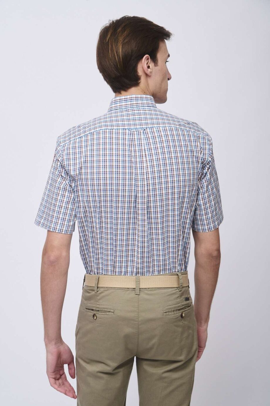 Camisa regular fit a cuadros