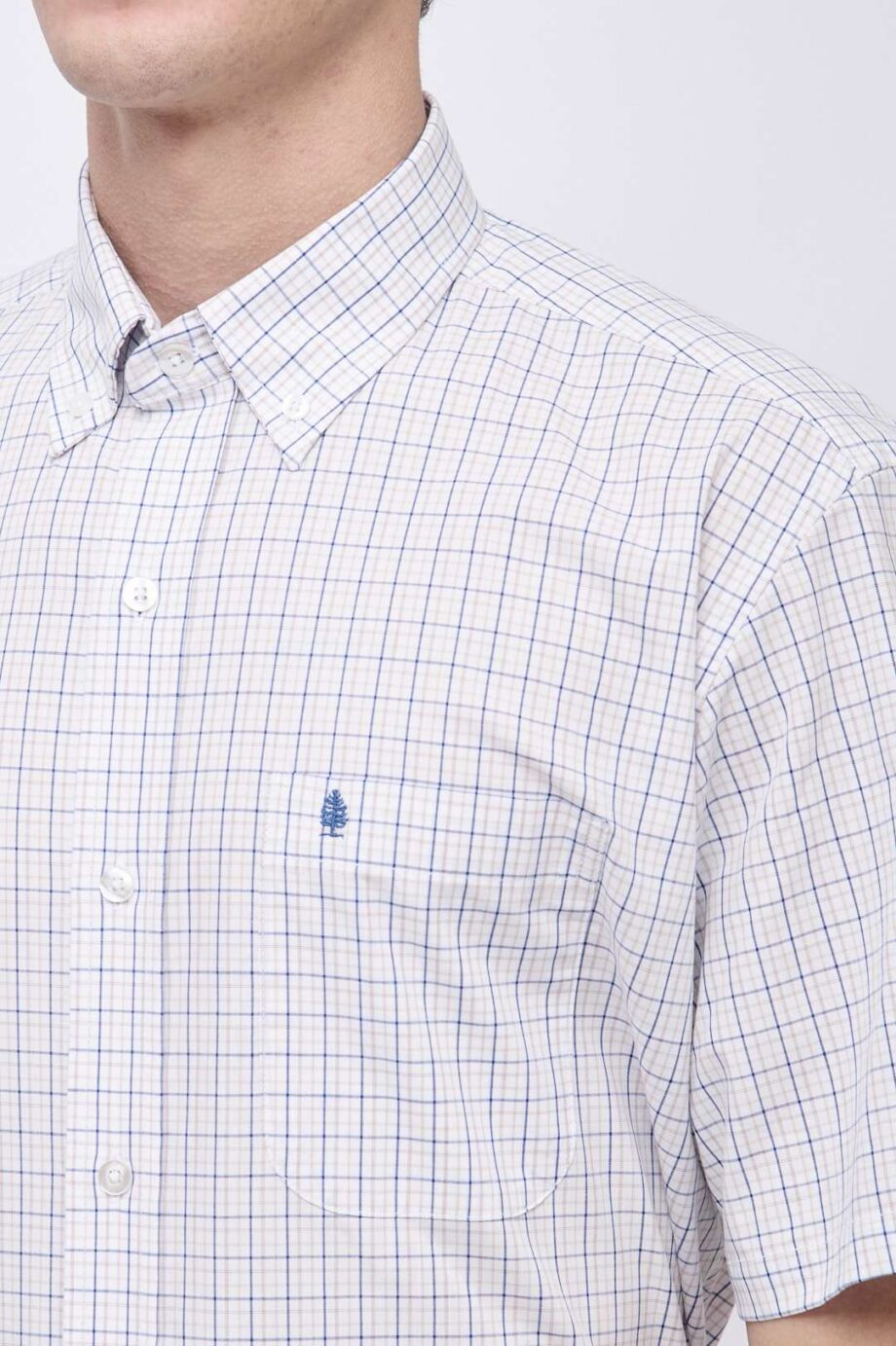 Camisa regular fit a cuadros