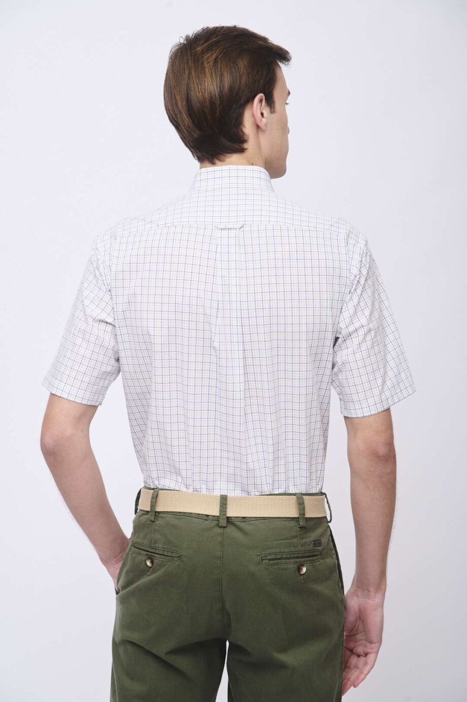 Camisa regular fit a cuadros