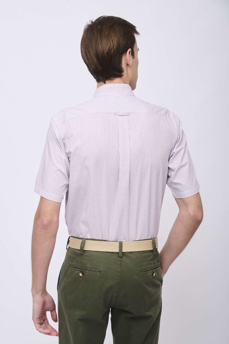 Camisa regular fit a cuadros