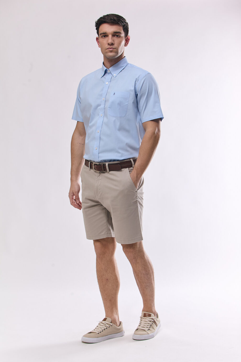 Camisa regular fit lisa
