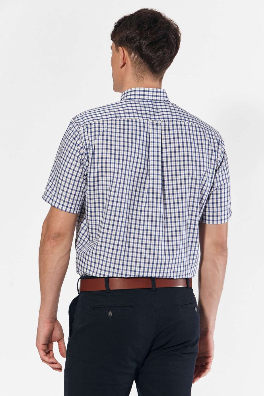 Camisa regular fit a cuadros