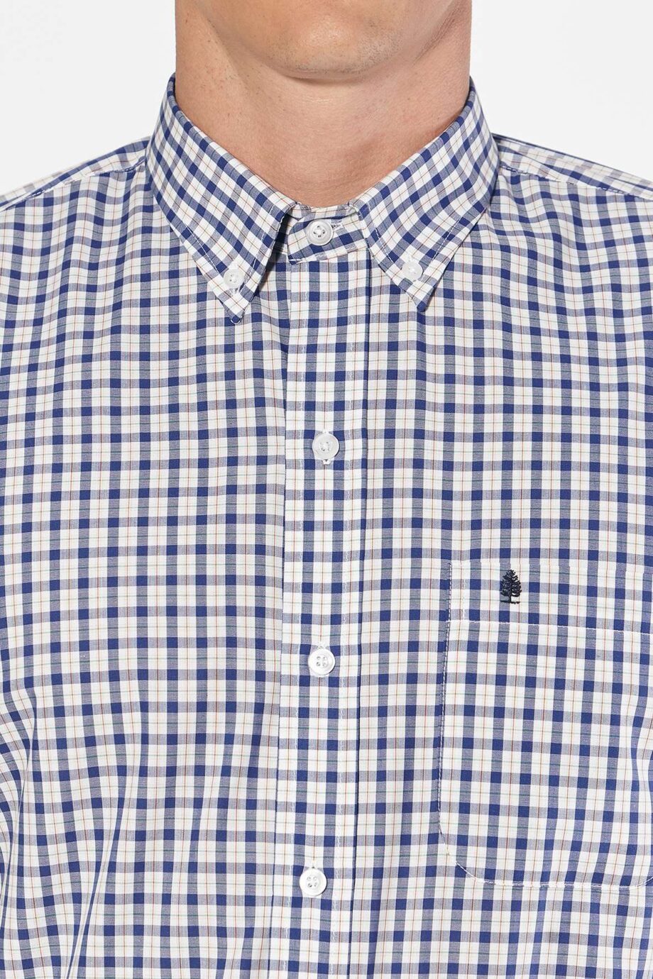 Camisa regular fit a cuadros