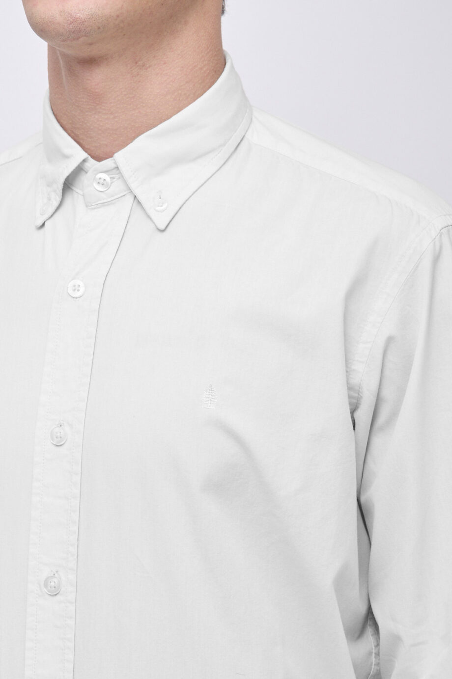Camisa regular fit de poplin