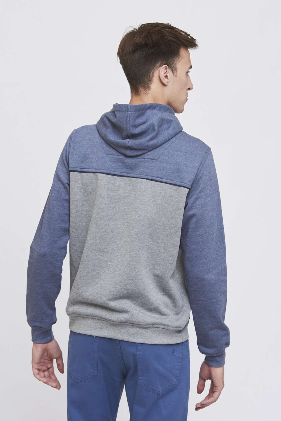 Buzo combinado de frisa melange