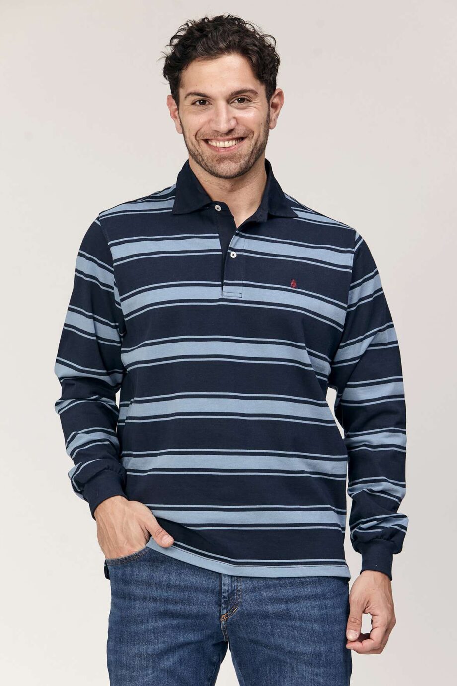 Buzo rugby rayado de jersey