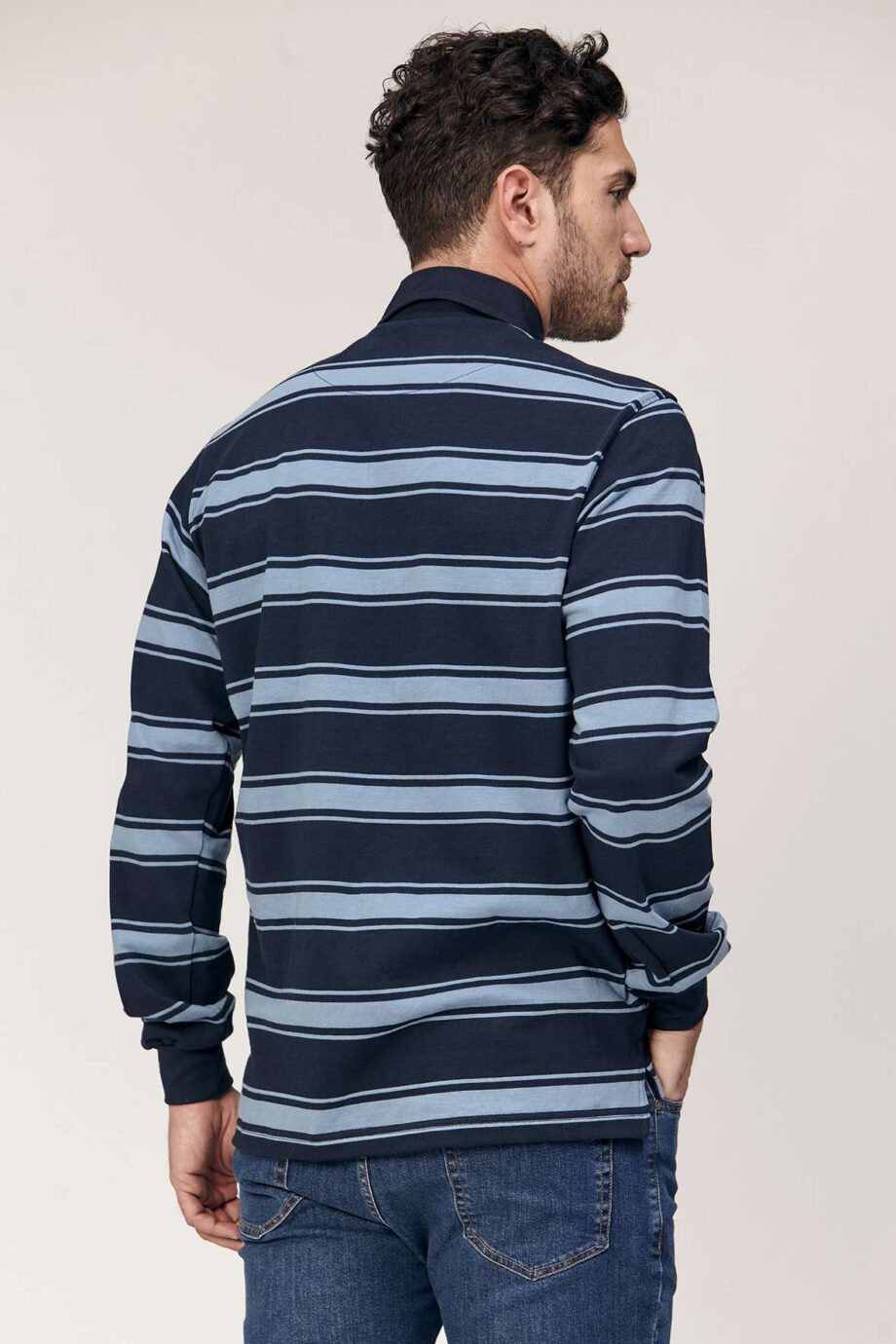 Buzo rugby rayado de jersey