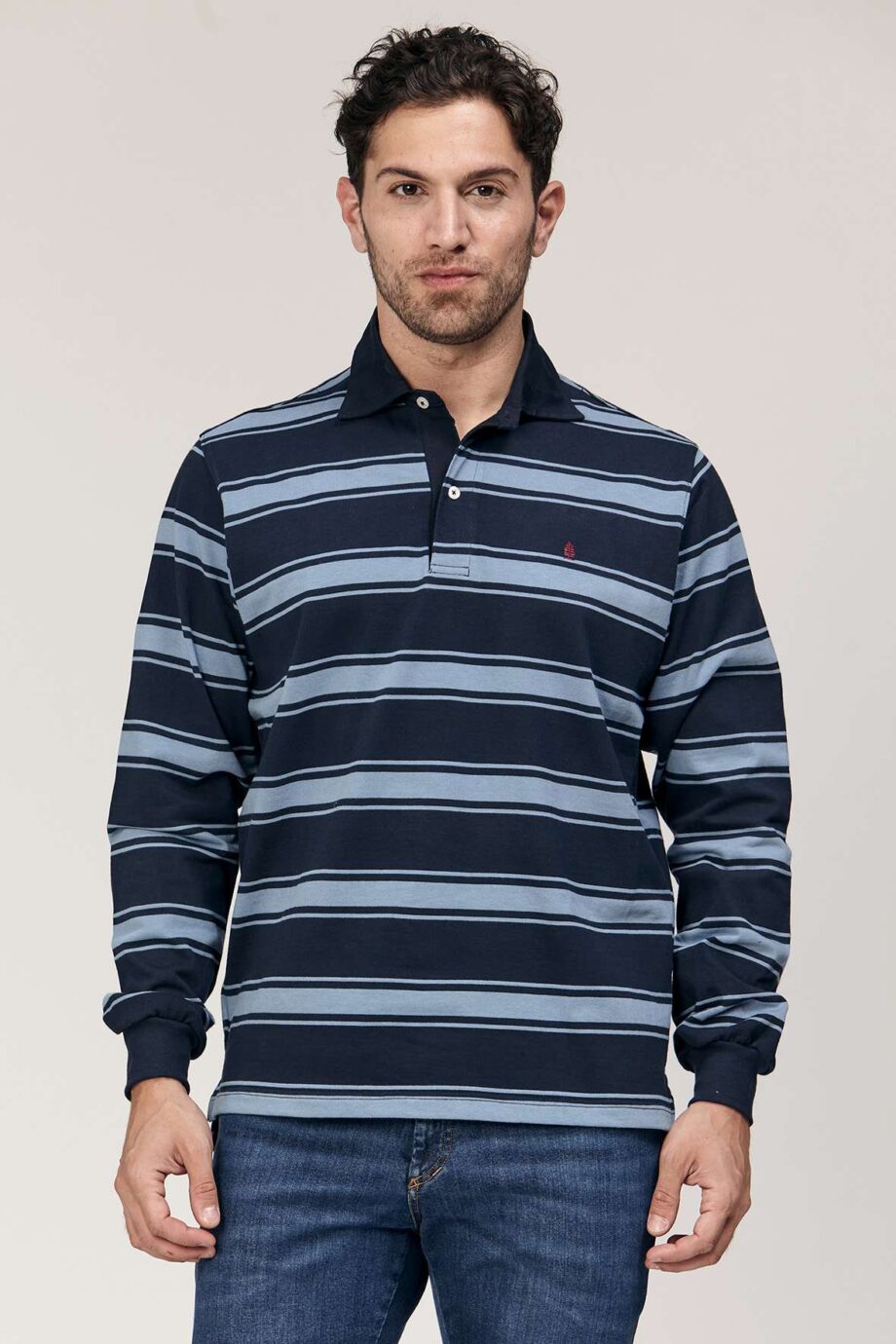 Buzo rugby rayado de jersey