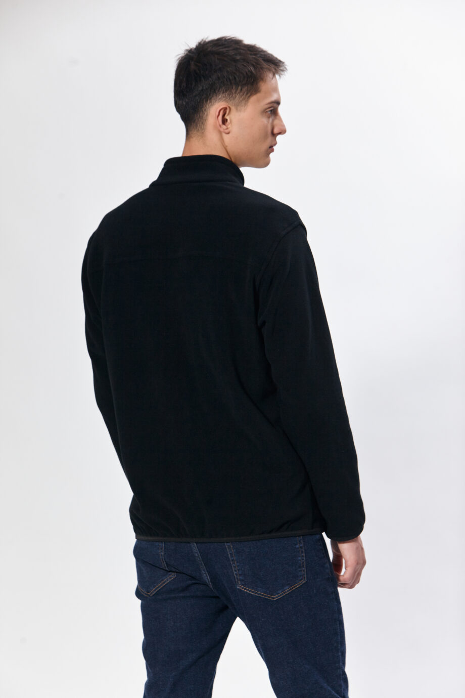 Campera polar con vivos