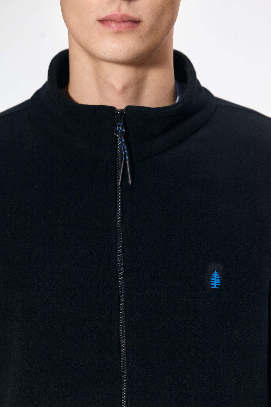 Campera polar con vivos