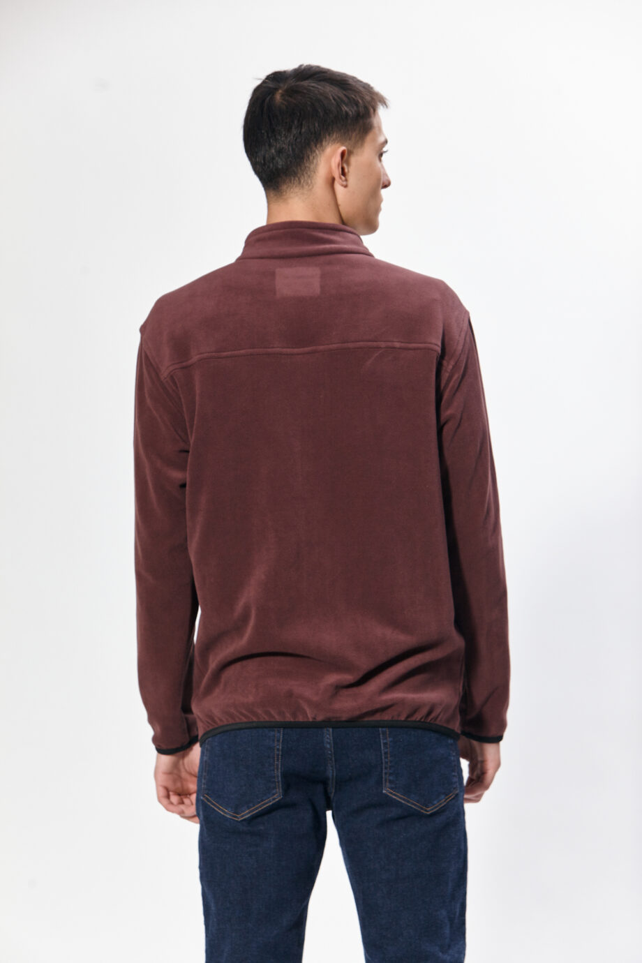 Campera polar con vivos